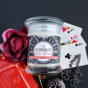 Le Cirque des Reves // The Night Circus // 8oz Jar Scented Soy Candle