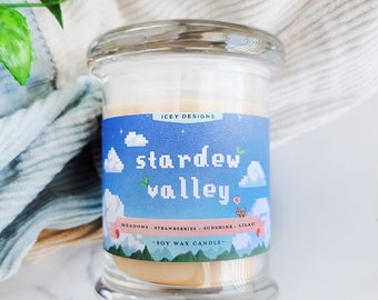 Stardew Valley-Inspired 8oz Jar Scented Soy Candle