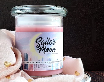 Sailor Moon-Inspired // Anime 8oz Jar Scented Soy Candle