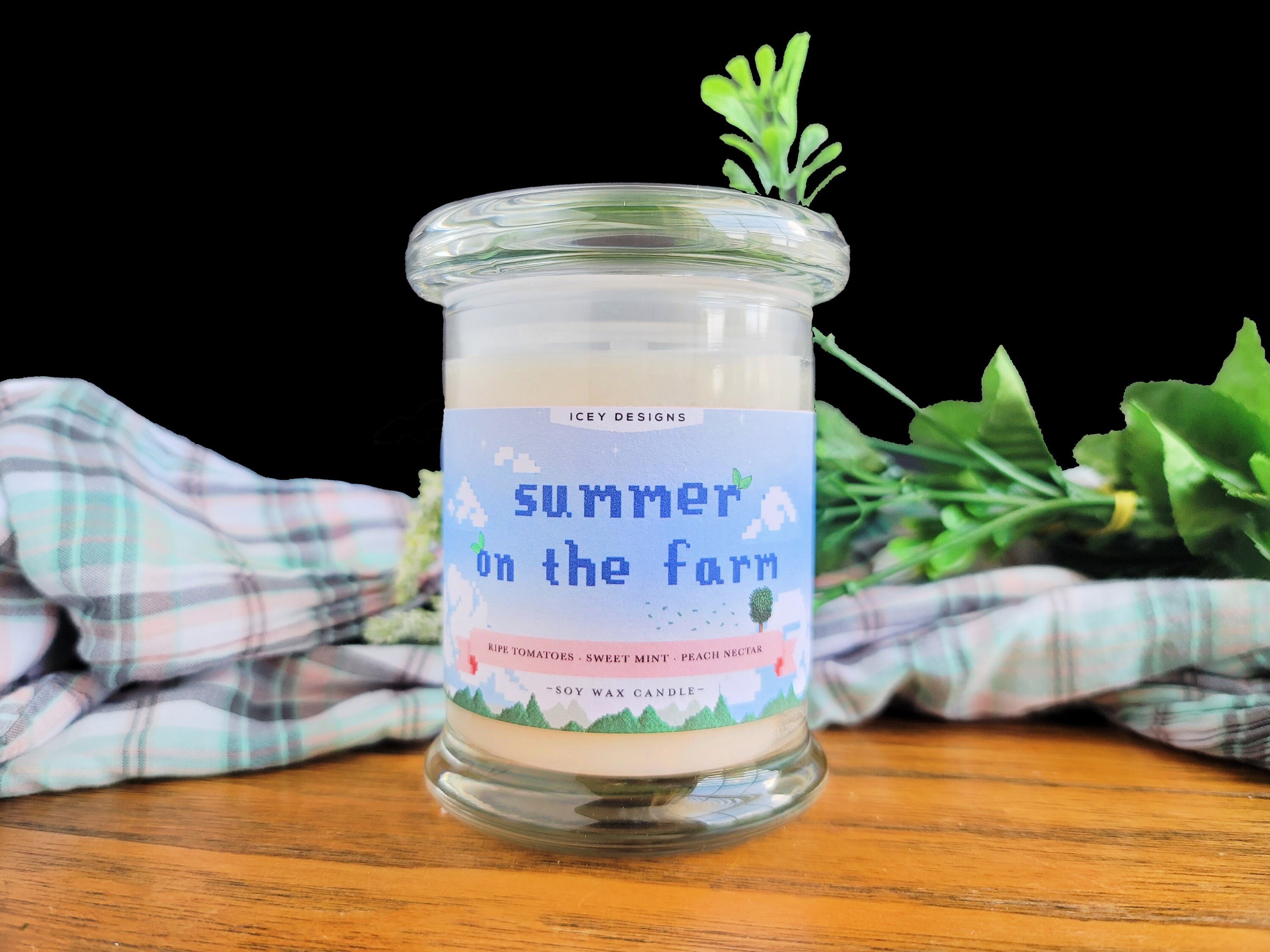 Summer on the Farm // Stardew Valley-inspiriert // Duftkerze im 8oz Glas
