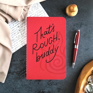 Das ist Rough Buddy Notizbuch — Handbeschriftetes Zuko // The Last Airbender Notizbuch // 2025 Planer // Undatierter leerer Planer