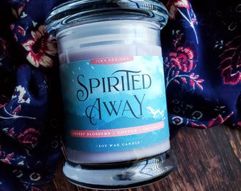 Spirited Away Inspired Candle // 8oz Jar Scented Soy Candle