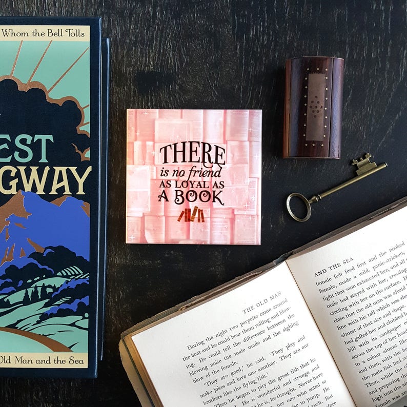 Literary Tiles Home Decor for Book Lovers Etsy