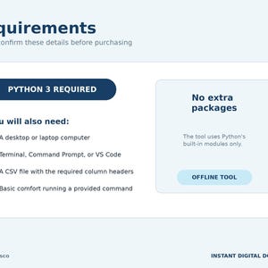 Spreadsheet QA Checker Python Script, CSV Data Quality Tool image 6