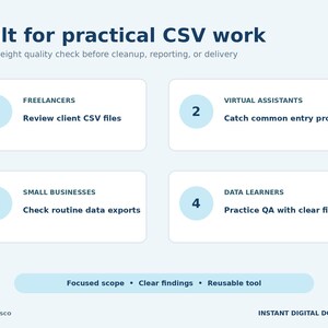 Spreadsheet QA Checker Python Script, CSV Data Quality Tool image 8