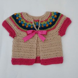 Sugar and Spice Cardigan CROCHET PATTERN pdf