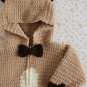 CROCHET PATTERN Baby Bear Playsuit pdf image 2