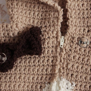 CROCHET PATTERN Baby Bear Playsuit pdf image 3