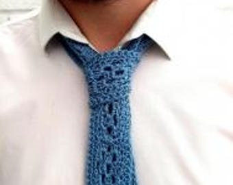 Steel Tie pdf Crochet Pattern Granny Square Tie Necktie