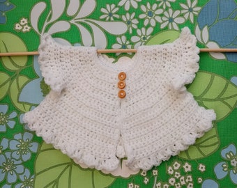 Crochet Pattern pdf Baby Matinee Cardigan