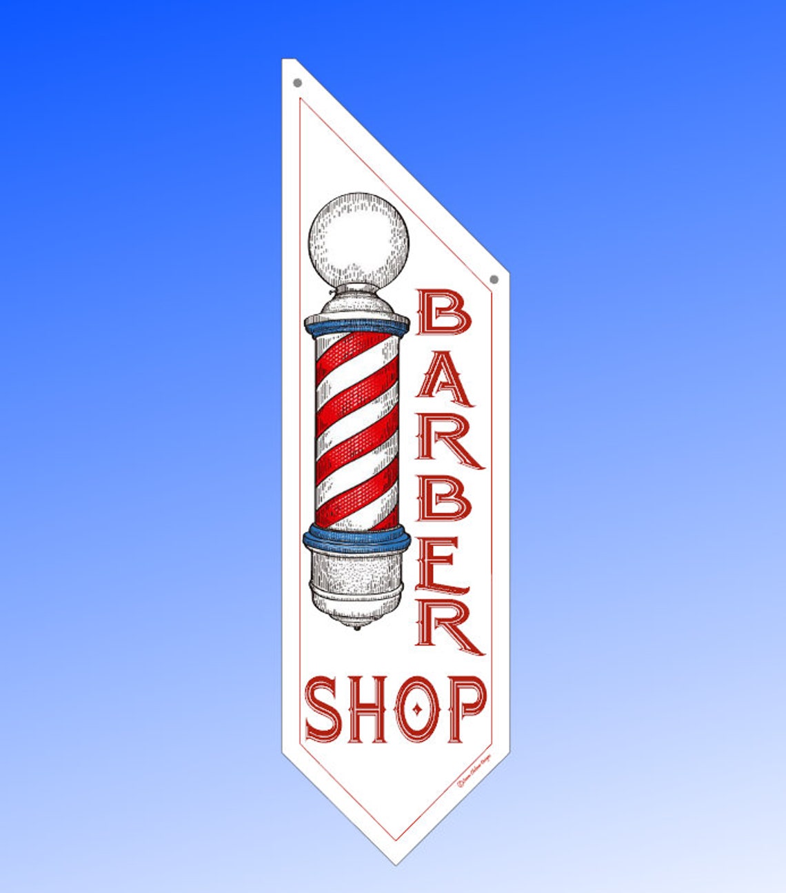 BARBER SHOP OPEN flags Four designs to choose from double Etsy