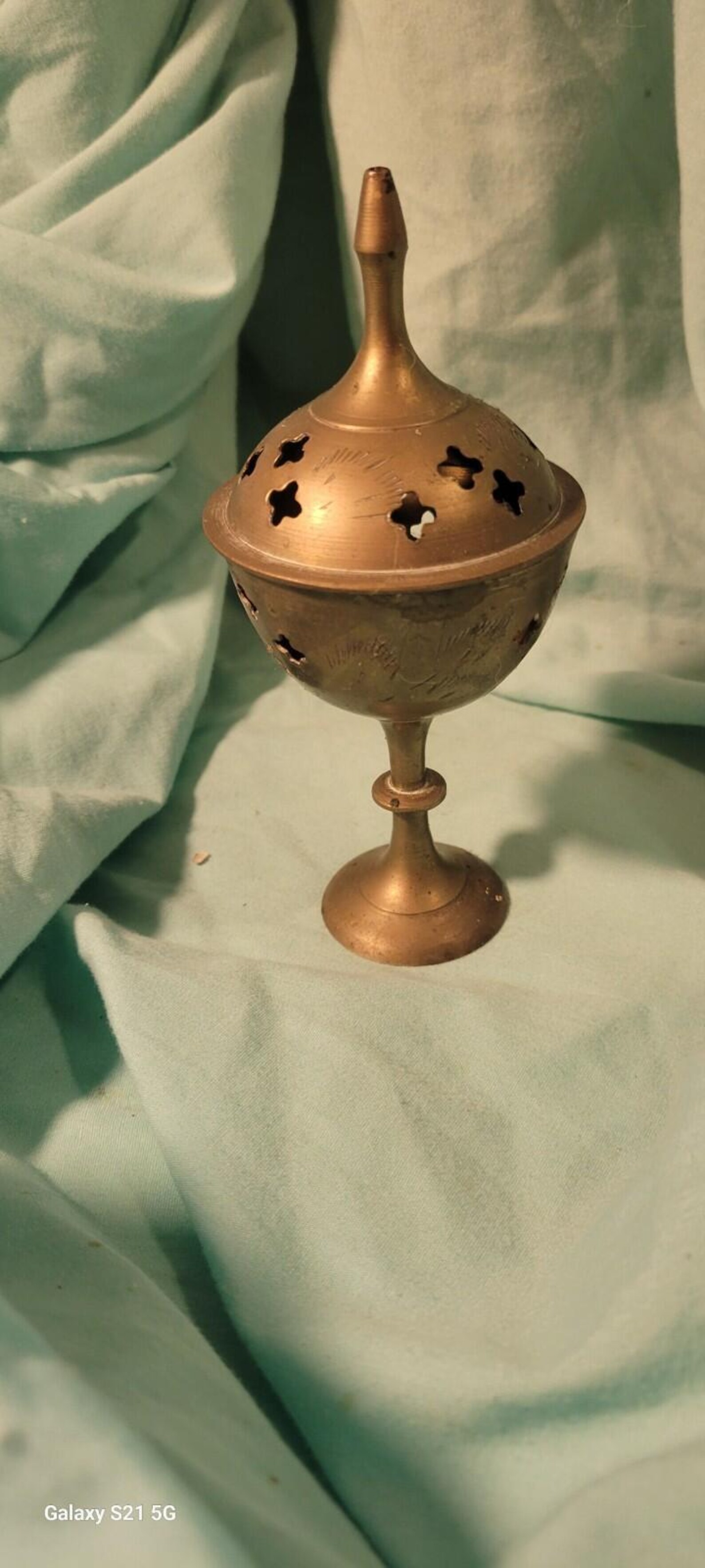 Circa Brass Incense Burner main image 1