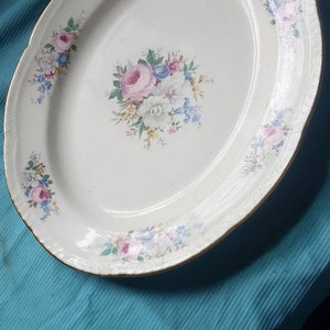 Homer Laughlin Platter Virginia Rose