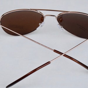 Golden Aviator Sunglasses image 6