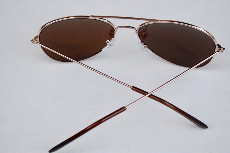 Golden Aviator Sunglasses image 6