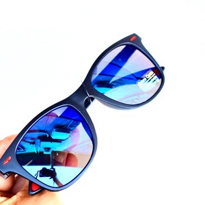 Wayfarer Blue Lens Sunglasses