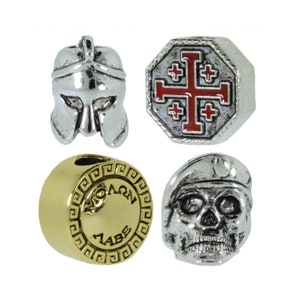 Lanyard Beads for Paracord, Leather, & Other Cords By Spartan