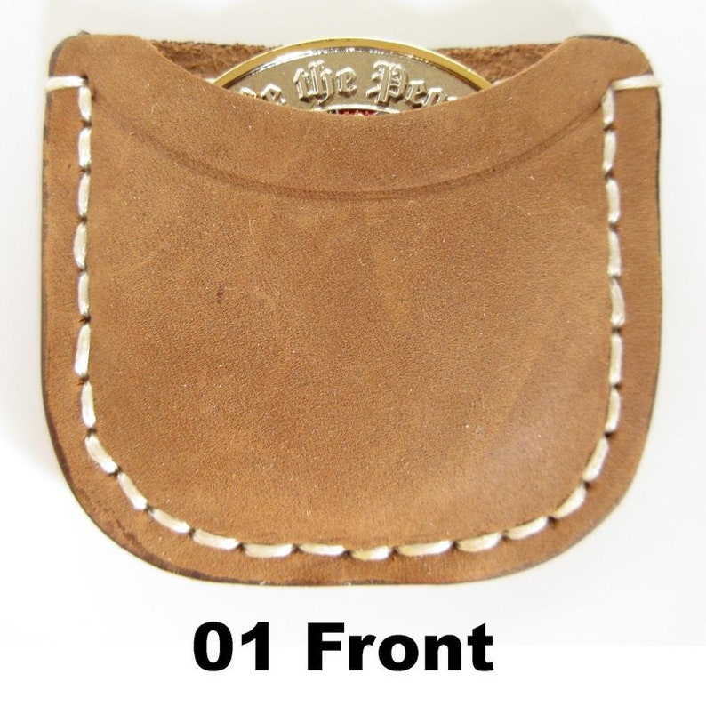 Challenge Coin Sleeve 100hand Madegenuine Leather for 1 Etsy