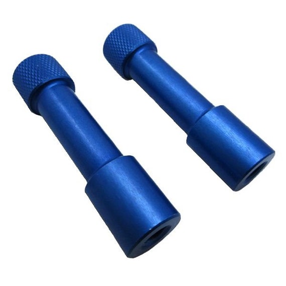 1/4-20 UNC Aluminum Anodized Long Threaded Knurled Standoff Spacer