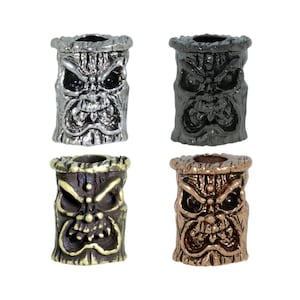 Ona Tiki Paracord/Leather Lanyard Bead by Schmuckatelli Co. (11 Finishes!)