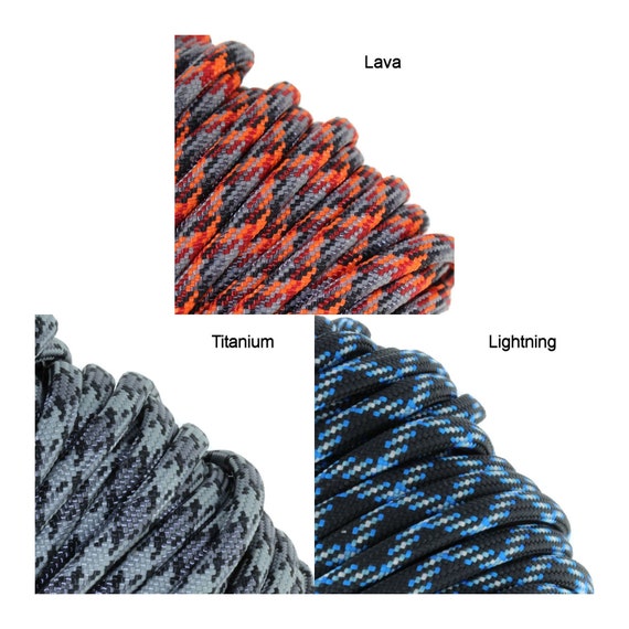 550 Paracord FDE Camo, 100 Piedi, Fatto In USA, Atwood Rope MFG, Spedizione Immediata