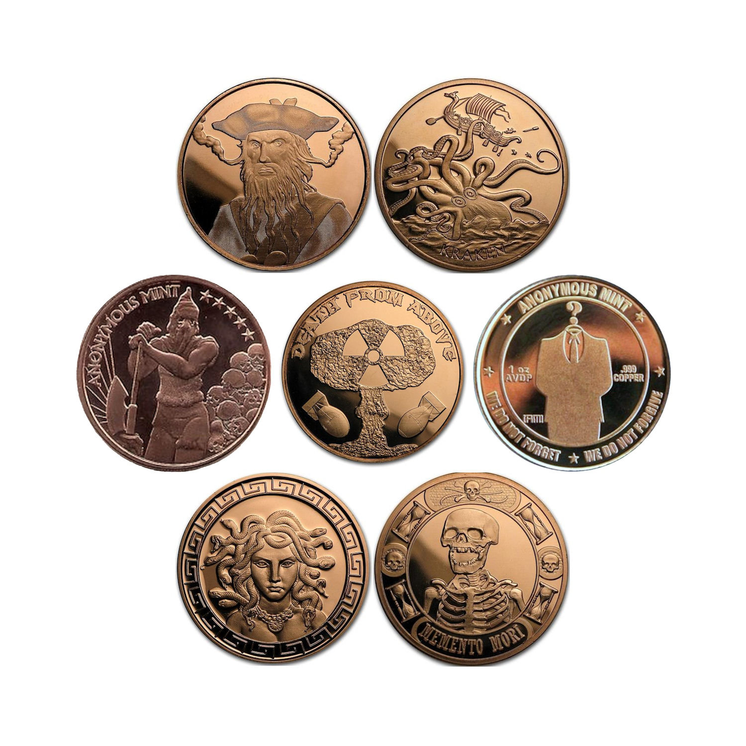 MINT CONDITION BITCOIN MEDAL 1 OZ PURE COPPER MINT CONDITION BITCOIN MEDAL 1 OZ PURE COPPER