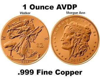Zombucks Series 1 Oz .999 Pure Copper BU Round / Challenge Coin - Etsy