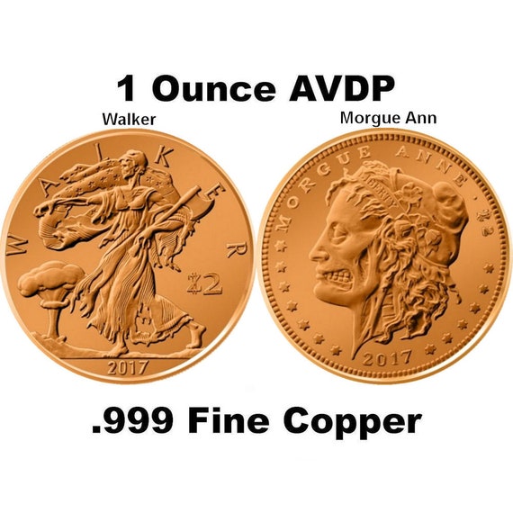 Zombucks Series 1 Oz .999 Pure Copper BU Round / Challenge Coin - Etsy