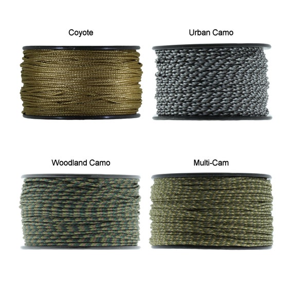 Micro Cord Paracord 28 Colors 1.18mm X 125' Made in the USA 