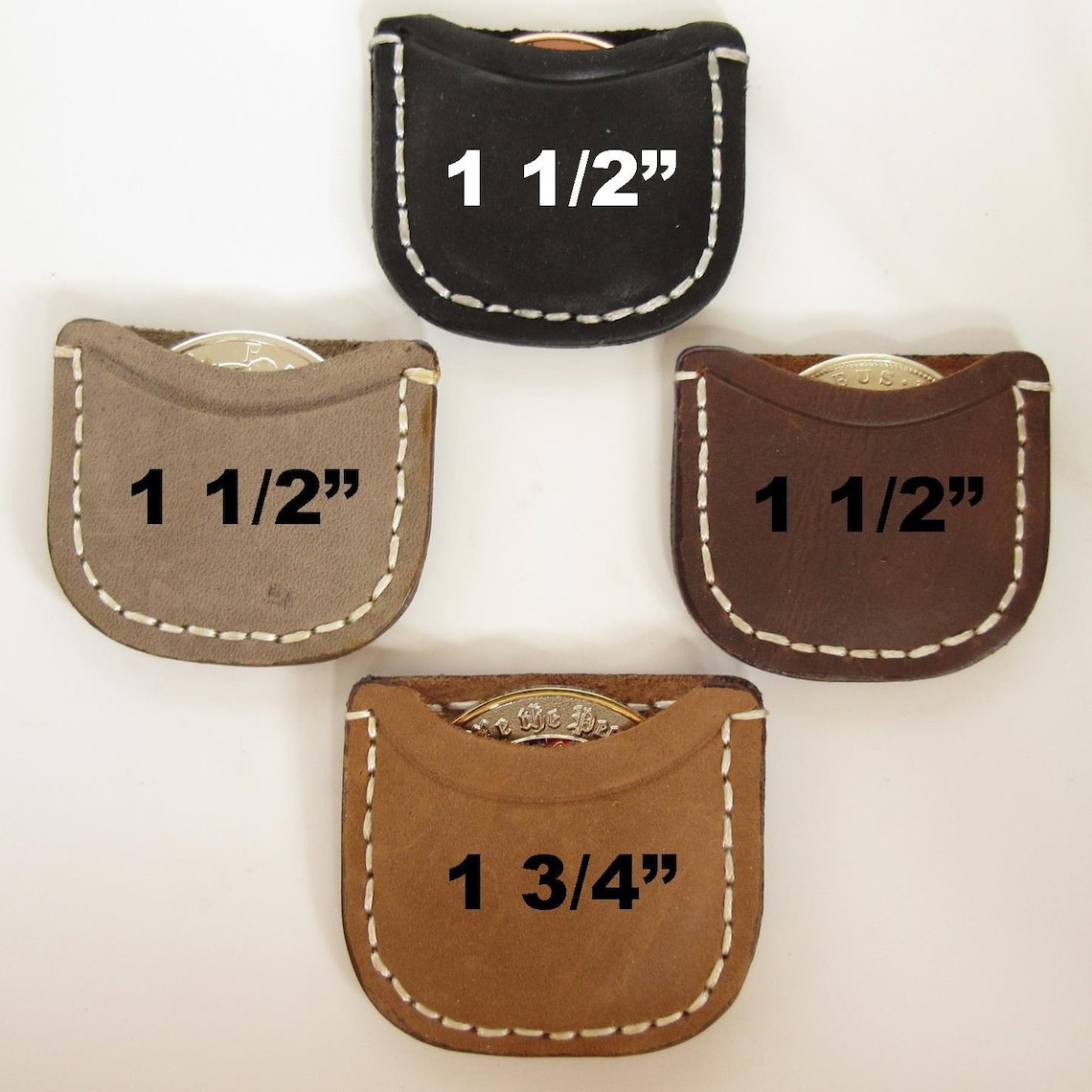 Challenge Coin Sleeve 100hand Madegenuine Leather for 1 Etsy