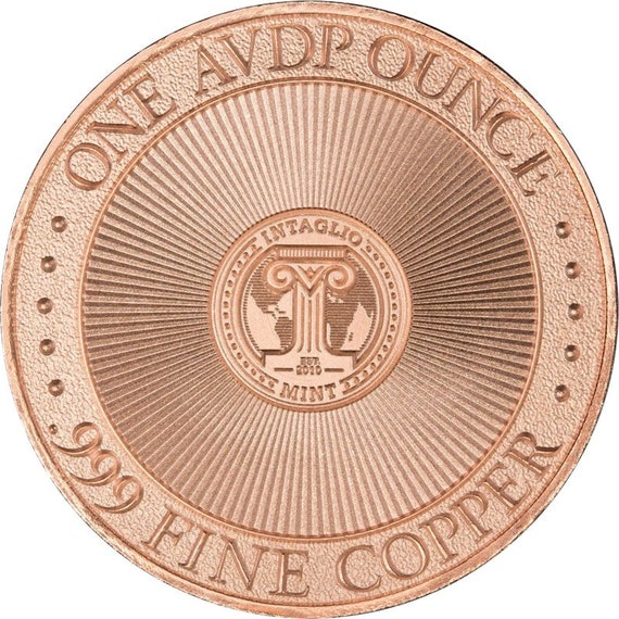 Jig Pro Shop Intaglio Mint Cryptozoology Series 1 oz .999 Pure Copper BU Round/Challenge Coins 