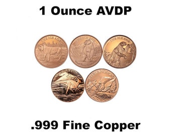 Don't Tread On Me 1 Oz Copper Rounds