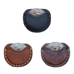 Challenge Coin Sleeve/Pouch Genuine Leather