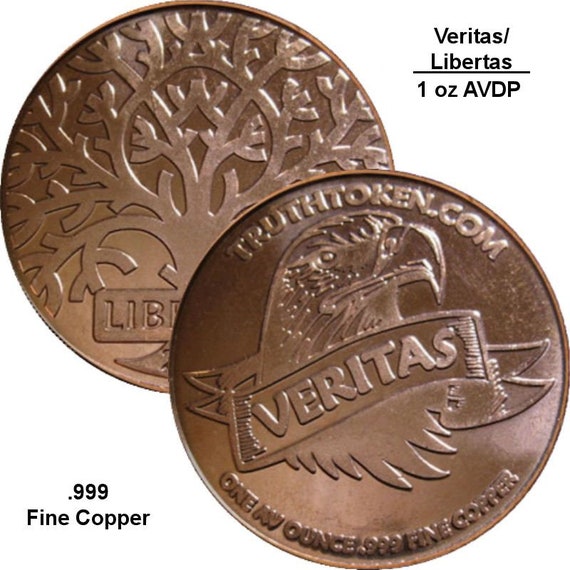 Ethereum Copper Coin - 1 oz 0.999% Pure Copper Round