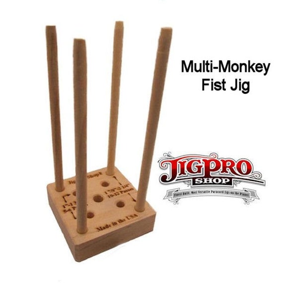 Uni-Monkey Fist Paracord Tool Jig ~ Makes Monkey Fists from 5/8 to 4