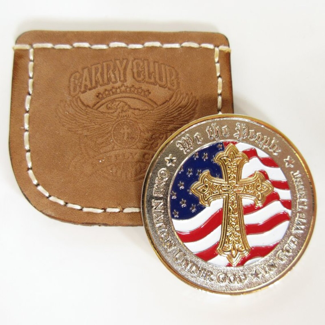Challenge Coin Sleeve 100hand Madegenuine Leather for 1 Etsy