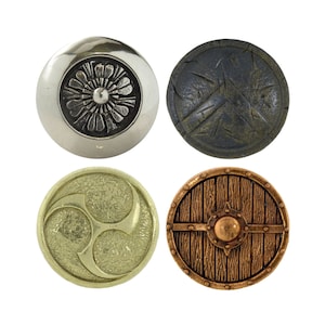 Paracord/Leather Cord Button Beads - Ships from USA!