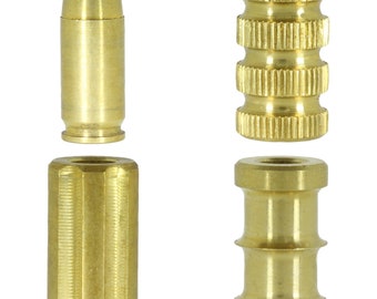 Brass Paracord/Leather Beads by Almost EDC