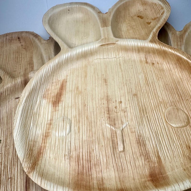 HÄSCHEN PALMLEAF Teller |kauen nagen klein Haustier Futter Leckerei Bereicherung kleine Tiere Meerschweinchen Langeweile Buster Bild 3