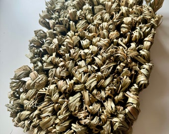 Chewable Forage Mat Toy Bunny Rabbit Guinea Pigs Enrichment Food Boredom Buster Chew Small Animals Natural Gnaw Seagrass Small Pet