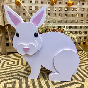 Hase förmige Futter Heu Futter Lagerung Blumen-Mix Mischung Futter Leckerei Bereicherung Kleine Tiere Meerschweinchen Langeweile Buster Futter
