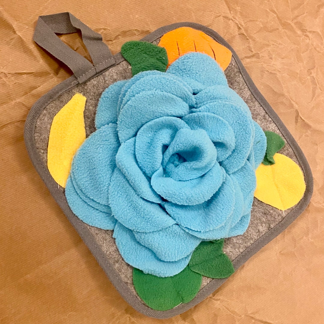 Flower Fruit Bunny Rabbit Snuffle Mat Slow Feeder Chew Treat Etsy