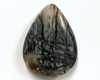 Picasso Marble Cabochon - Teardrop 27x37 mm Cabochon