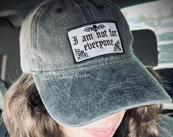 Ich bin nicht für jedermann gewaschen Schwarz Cotton Dad Hat