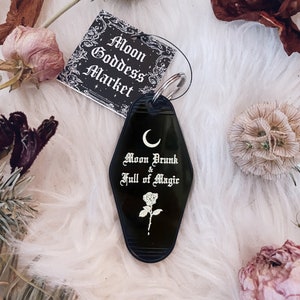 Moon Drunk & Full Of Magic | Gift | Witch | Witchcraft | Occult | Magic | Handmade gift