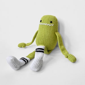 14 Tall Sock Monster Handmade Knit Stuffed Monster image 1