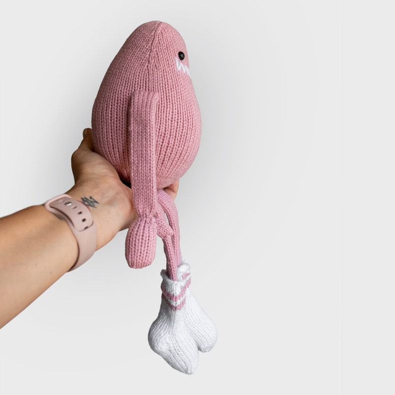 14 Tall Sock Monster Handmade Knit Stuffed Monster image 2