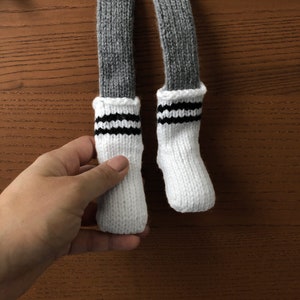 14 Tall Sock Monster Handmade Knit Stuffed Monster image 7
