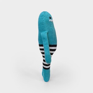 14 Tall Striped Pants Monster Handmade Knit Stuffed Monster image 3