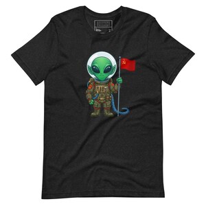 Kommunistisches Alien-T-Shirt – Lustiges Unisex-T-Shirt